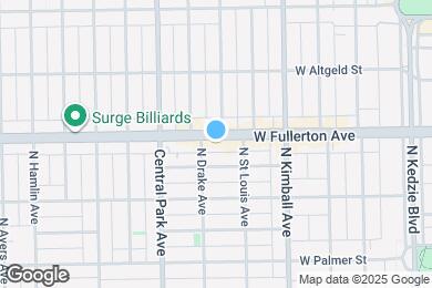 Map image of the property - 3525 W Fullerton Ave