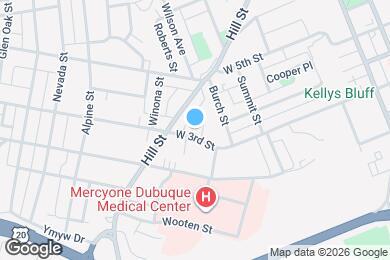 Map image of the property - 955 W 3rd St