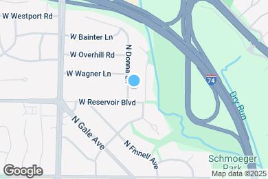 Map image of the property - 3708 N Donna Ln