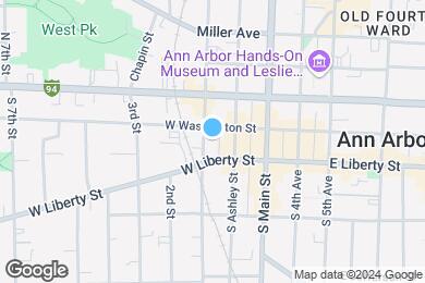 Map image of the property - Ann Arbor City Club