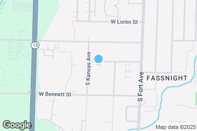 Map image of the property - 1506 W Meadowmere St