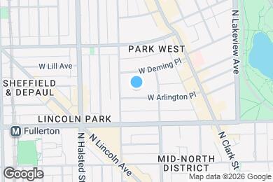 Map image of the property - 638 W Arlington Pl