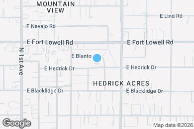 Map image of the property - 1125 E Hedrick Dr