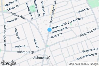Map image of the property - 1854 Dorchester Ave
