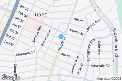 Map image of the property - 856 Hope St