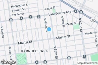 Map image of the property - 1432 N Vodges St