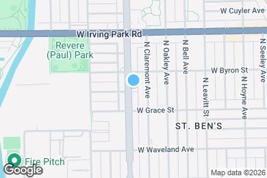 Map image of the property - 3835 N Western Ave