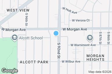 Map image of the property - 3541 S 92nd St