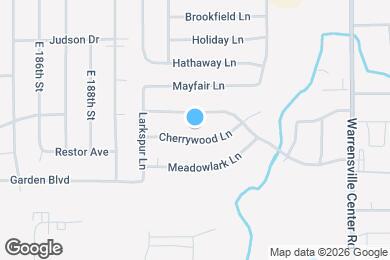 Map image of the property - 19407 Cherrywood Ln