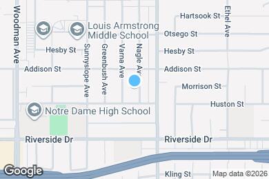 Map image of the property - 4925 Nagle Ave