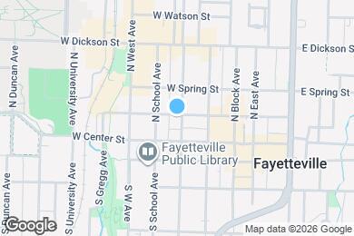 Map image of the property - 21 N Locust Ave