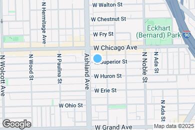 Map image of the property - 1519 W Superior St