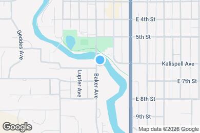 Map image of the property - 583 Baker Ave