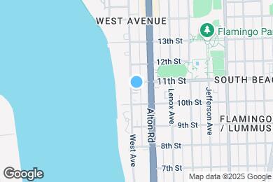 Map image of the property - 1035 West Ave