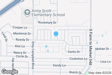 Map image of the property - 1525 Trent Dr