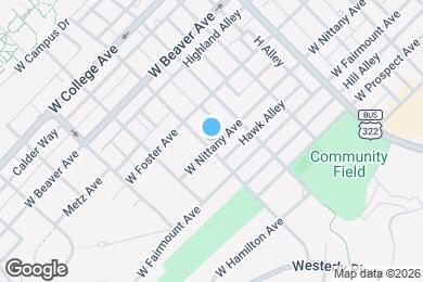 Map image of the property - 635 W Nittany Ave