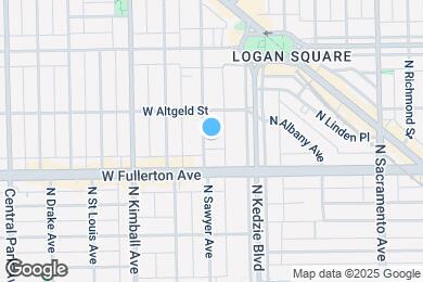 Map image of the property - 2427 N Sawyer Ave