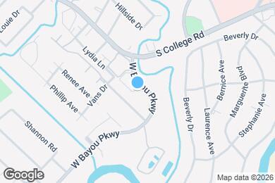 Map image of the property - 118 W Bayou Pkwy