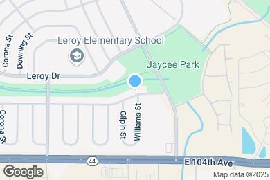 Map image of the property - 1741 E 105th Pl