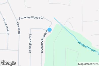 Map image of the property - 330 E Country Woods Dr