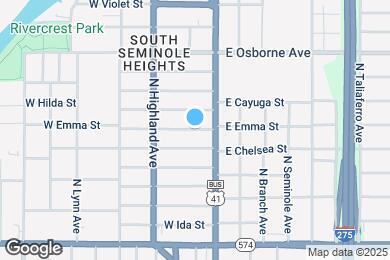 Map image of the property - 106 W Emma St