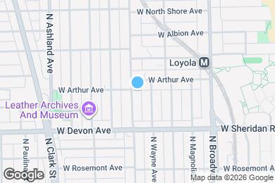 Map image of the property - 6459 N Glenwood Ave