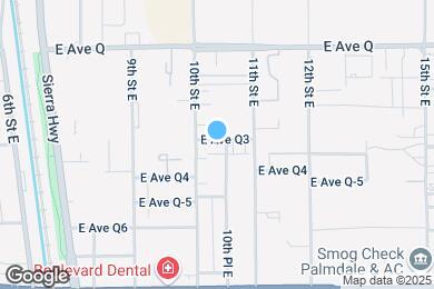 Map image of the property - 1022 E Avenue Q3