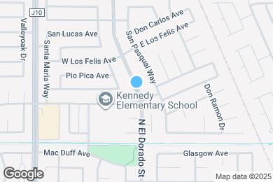 Map image of the property - 8727 N El Dorado St