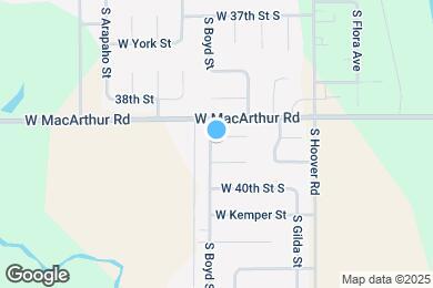 Map image of the property - 4026 S Boyd Ct