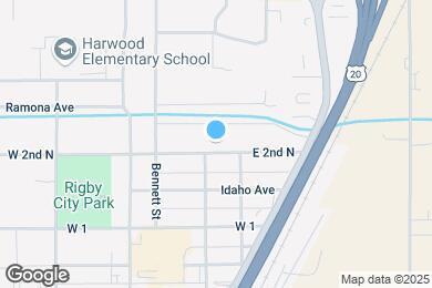 Map image of the property - 211 E 2nd N