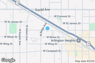 Map image of the property - 518 W Miner St