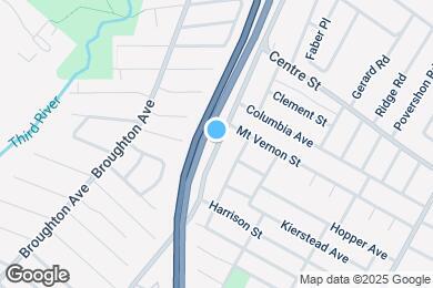 Map image of the property - 243 E Passaic Ave