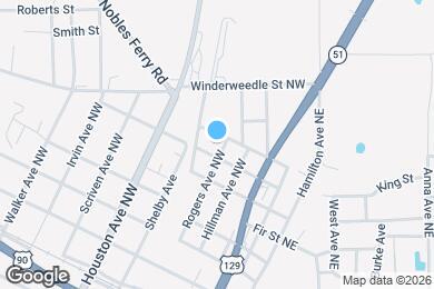 Map image of the property - 815 Rogers Ave NW