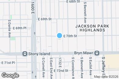 Map image of the property - 7011 S East End Ave