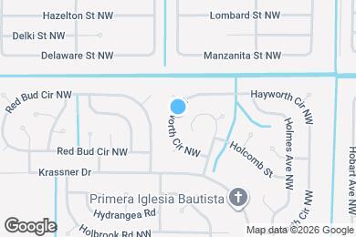 Map image of the property - 1711 Hayworth Cir NW