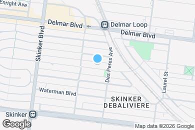 Map image of the property - 6023 Kingsbury Ave