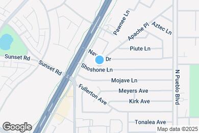 Map image of the property - 203 Shoshone Ln