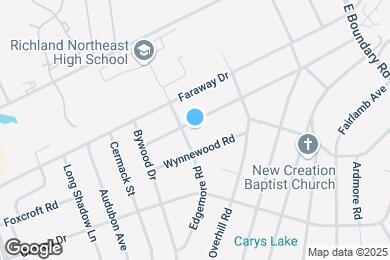 Map image of the property - 1606 Crestview Ave