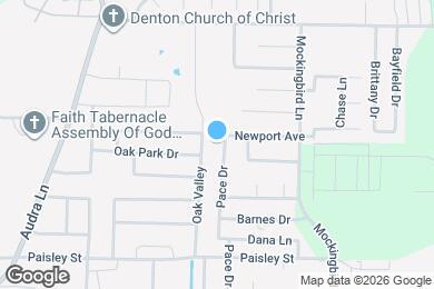 Map image of the property - 809 Pace Dr