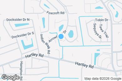 Map image of the property - 10388 Arrow Bluff Ct