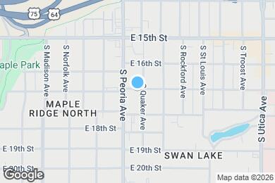Map image of the property - 1320 E 17th St