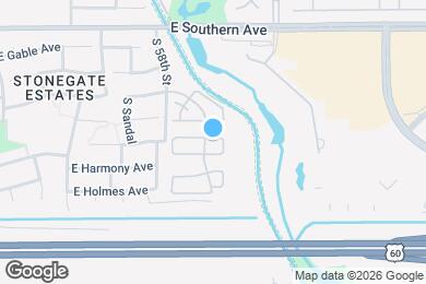 Map image of the property - 5853 E Hoover Ave