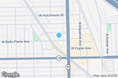 Map image of the property - 4830 W Belle Plaine Ave