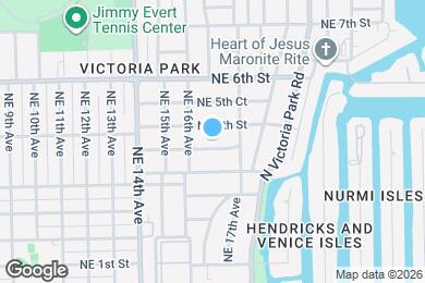 Map image of the property - 1621 NE 4th Pl