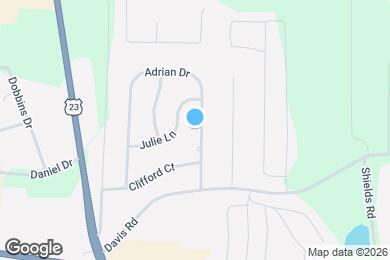 Map image of the property - 116 Adrian Dr
