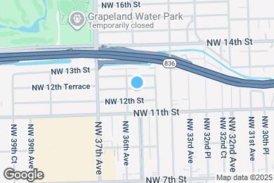Map image of the property - 3554 NW 12th Terrace