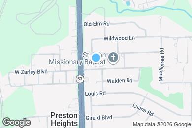 Map image of the property - 11 E Zarley Blvd