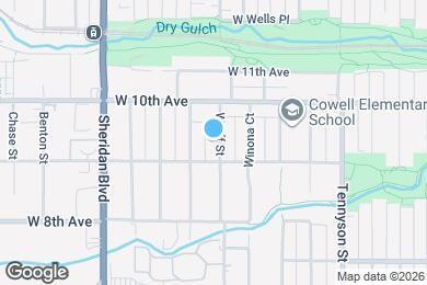 Map image of the property - 925 Wolff St