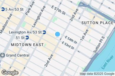 Map image of the property - 249 E 53rd St