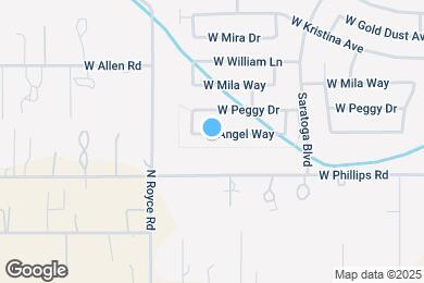 Map image of the property - 2901 W Angel Way